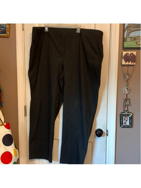Addition Elle Charcoal stretchy dress pants plus 28